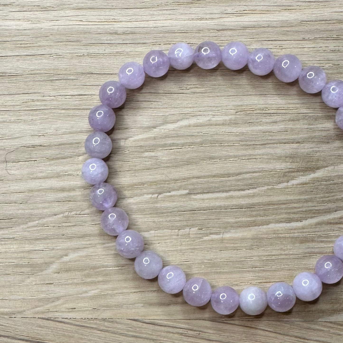 Kunzit - Armbånd 6mm