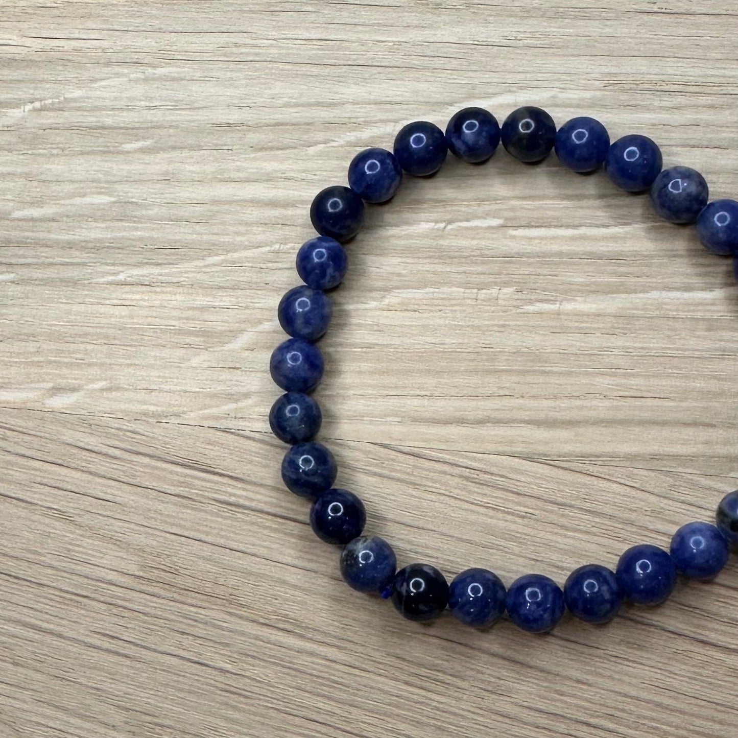 Sodalit - Armbånd 6mm