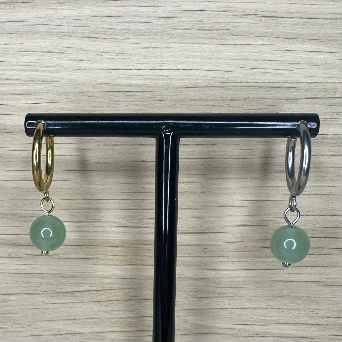 Hoops - Grøn Aventurin