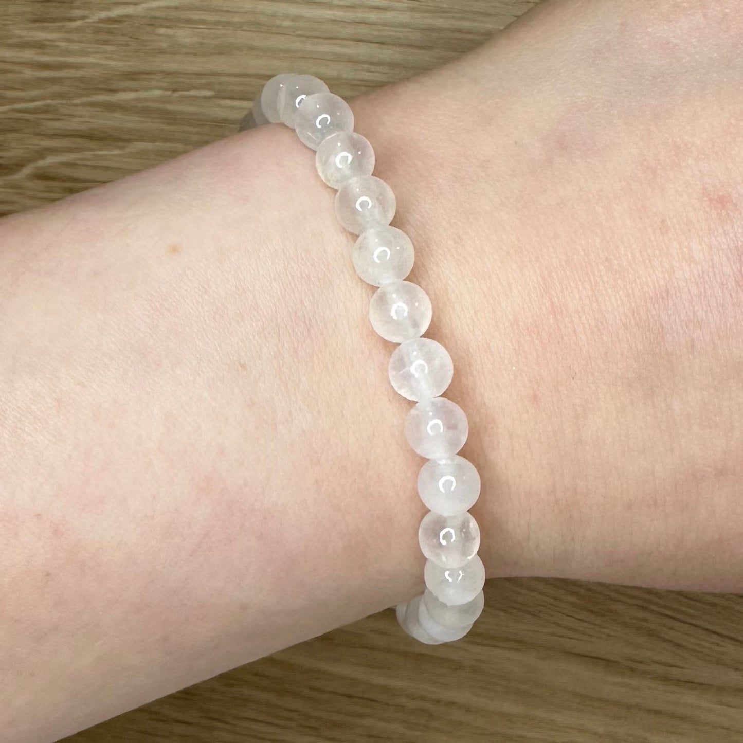 Selenit - Armbånd 6mm