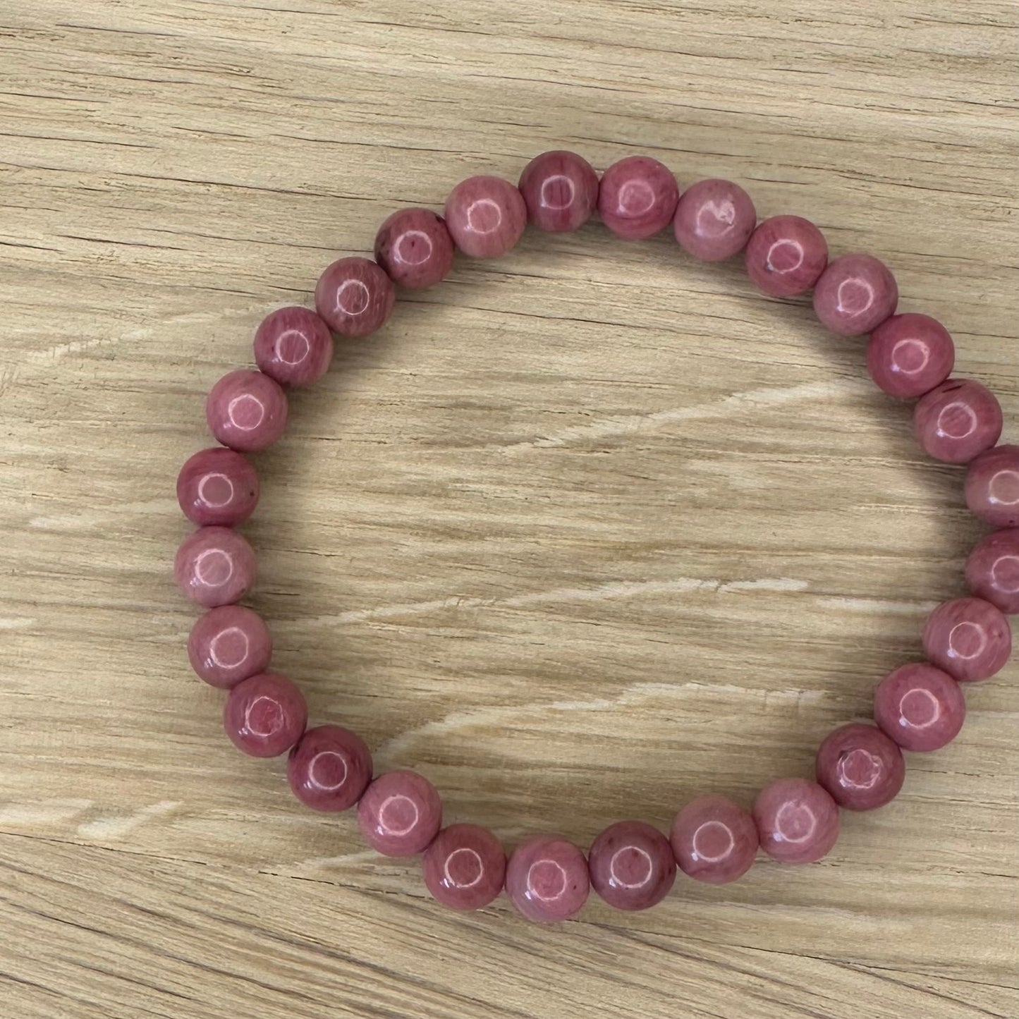 Rhodonit - Armbånd 6mm