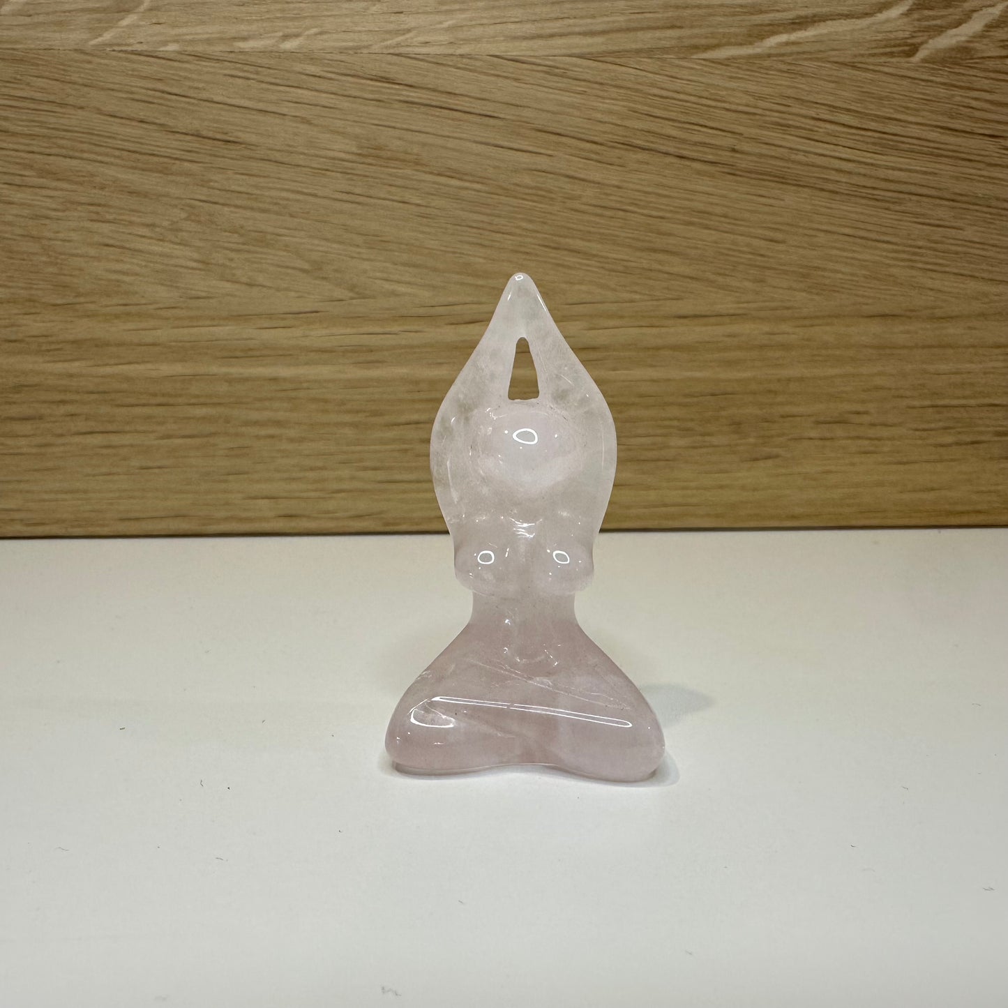 Rosa Kvarts - Meditationsfigur
