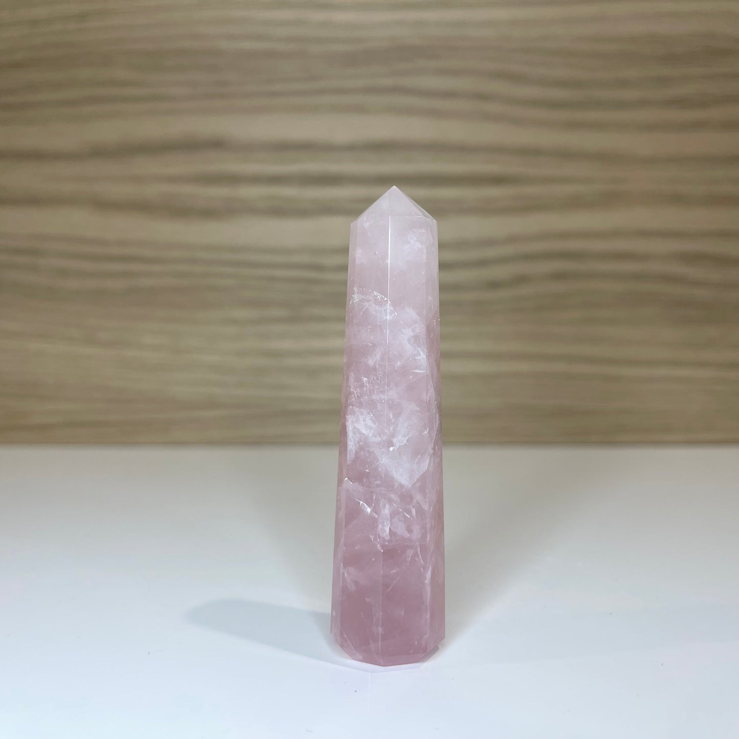 Rosa Kvarts - Tårn 9cm
