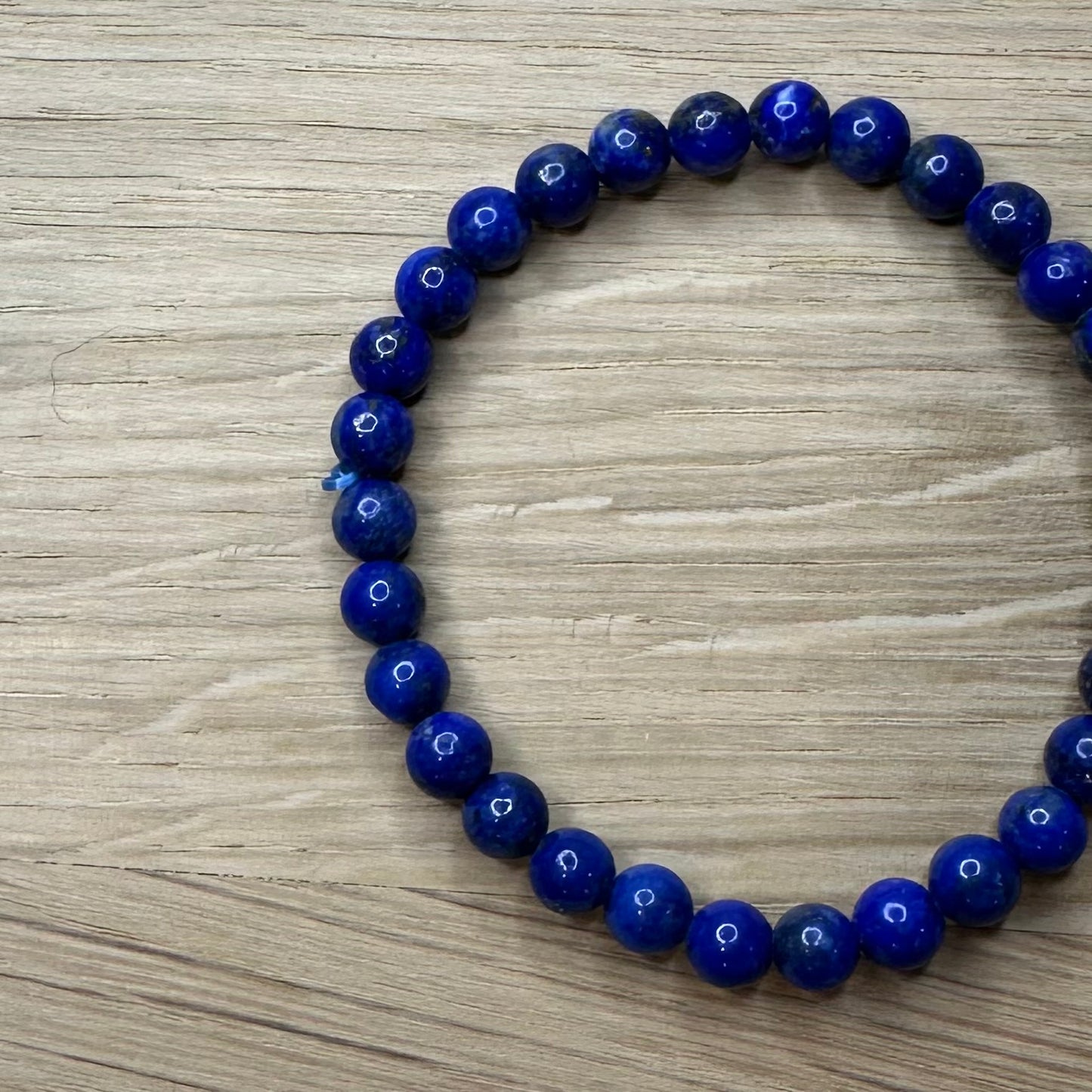 Lapis Lazuli - Armbånd 6mm