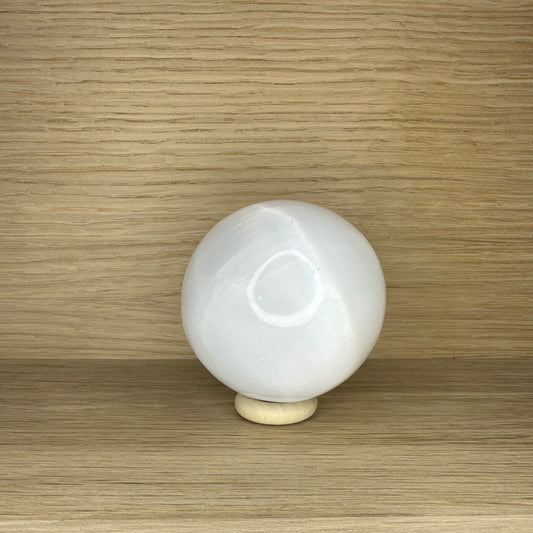 Selenit Kugle - 6cm