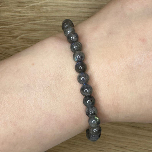 Labradorit - Armbånd 6mm