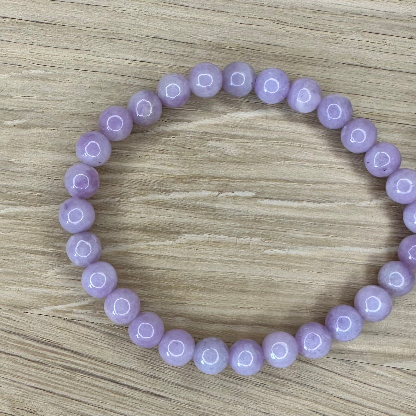 Lepidolit - Armbånd 6mm