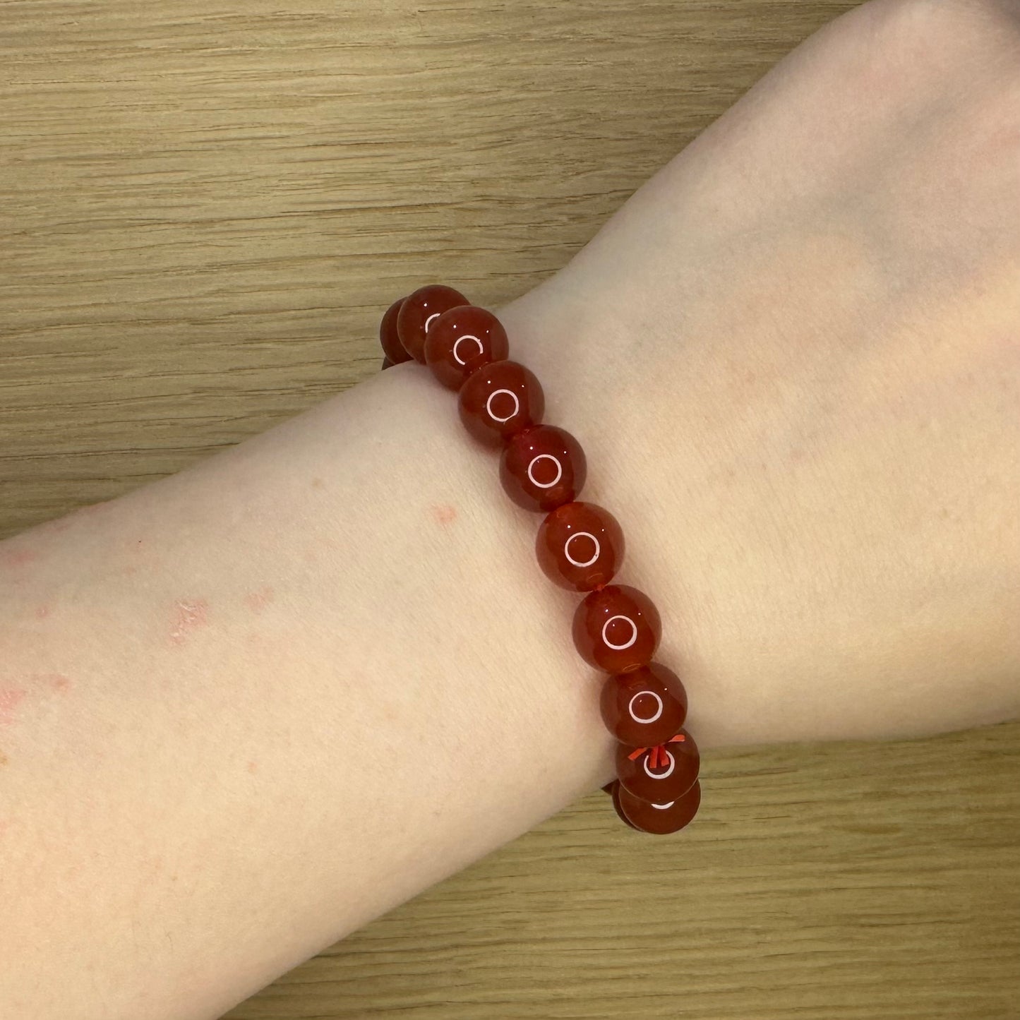 Karneol - Armbånd 10mm