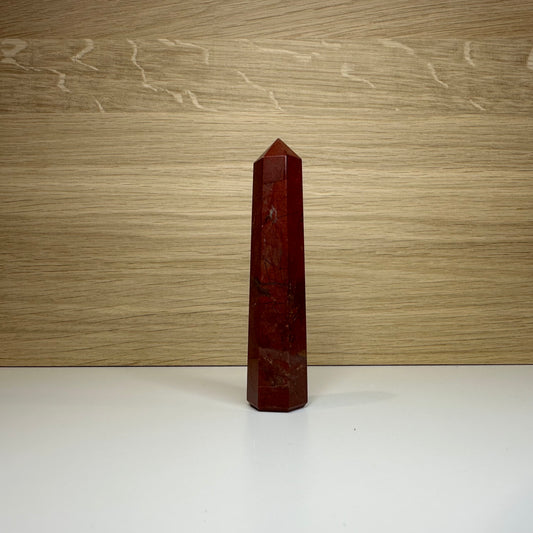 Rød Jaspis - Tårn 11cm