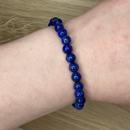 Lapis Lazuli - Armbånd 6mm