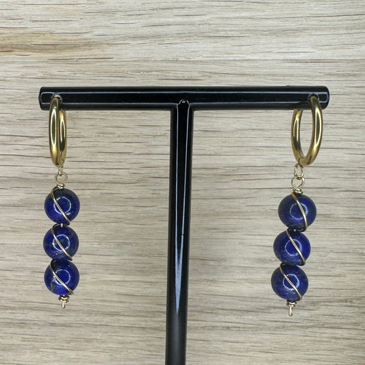 Hoops - Lapis Lazuli (2)