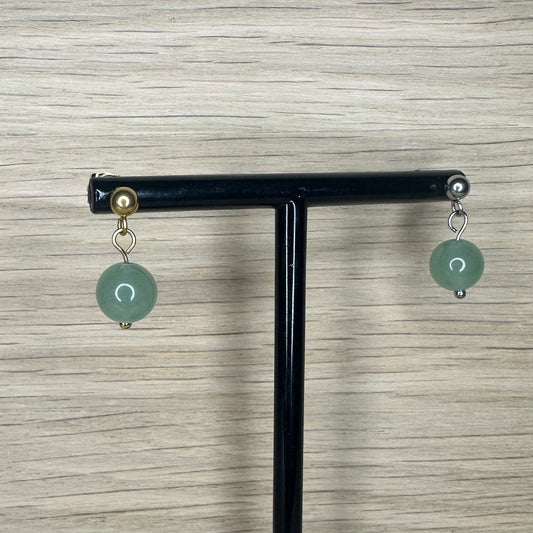 Ørestikker - Grøn Aventurin