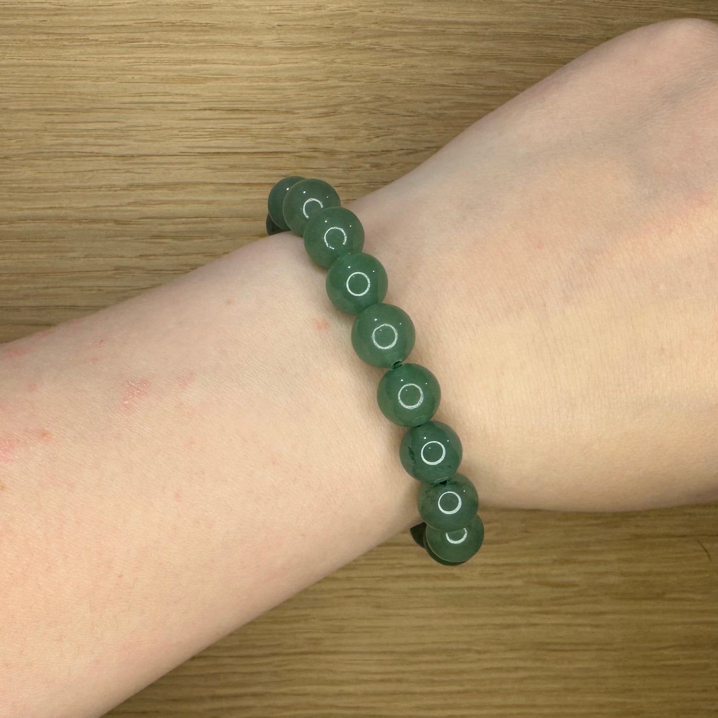 Grøn Aventurin - Armbånd 10mm